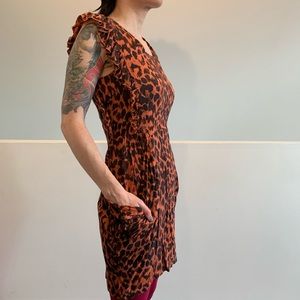 Lanvin x H&M leopard summer dress